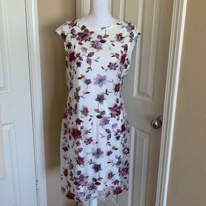 Floral print midi dress size 14